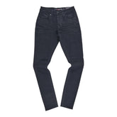Cutty Santana Skinny Mid-Rise Jean - Black